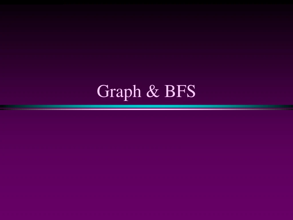 graph bfs