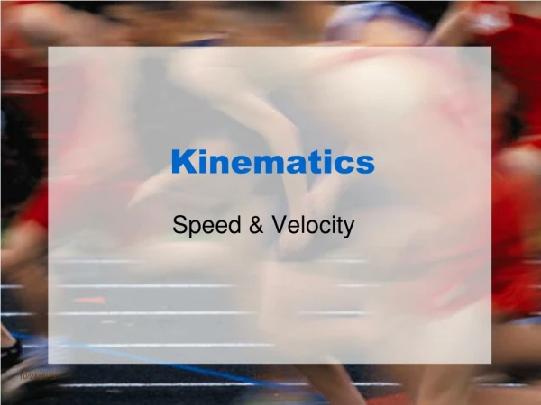 Kinematics