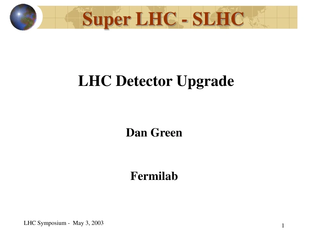 super lhc slhc