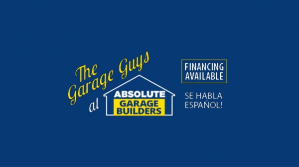 Professional Garage Builder At Absolute Garage Builders
