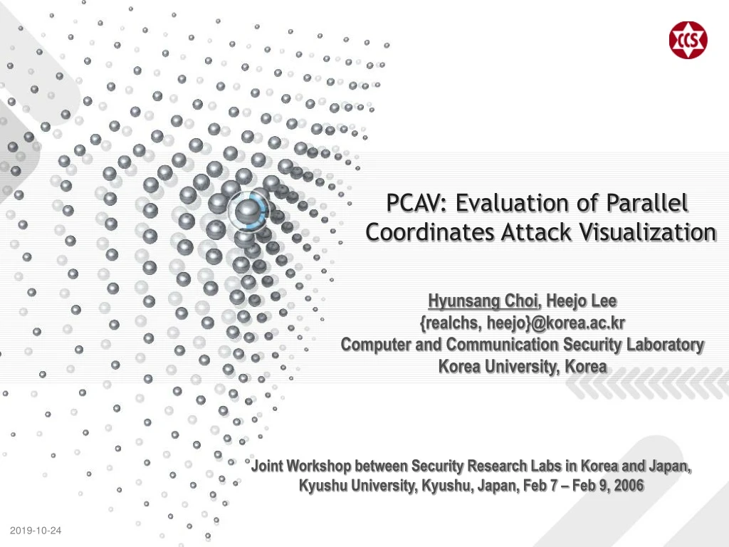 pcav evaluation of parallel coordinates attack