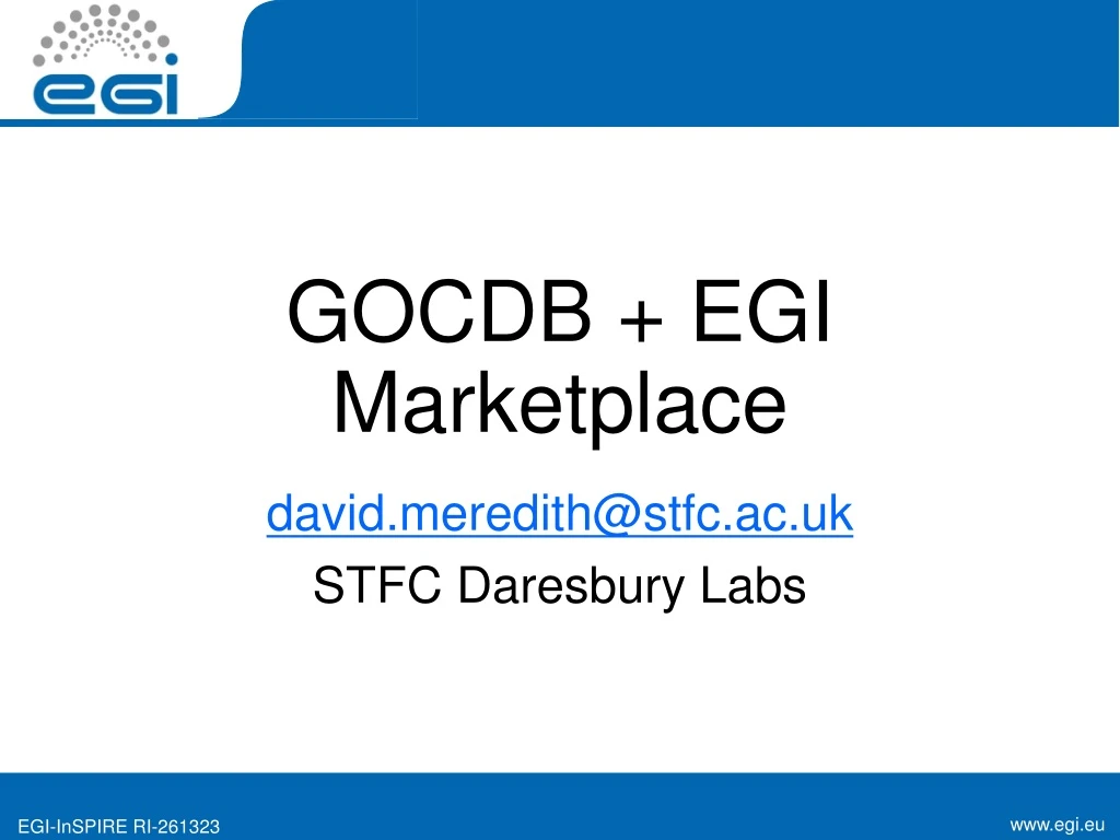 gocdb egi marketplace