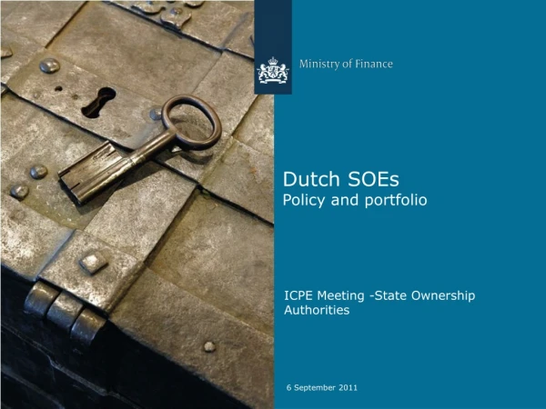 Dutch SOEs Policy and portfolio