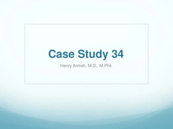 Case Study 34