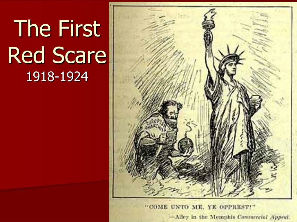 the first red scare
