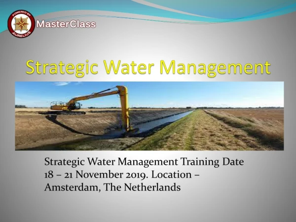 Strategic Water Management | Aurelius Global Masterclass