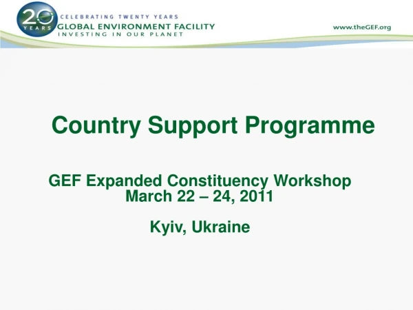 Country Support Programme