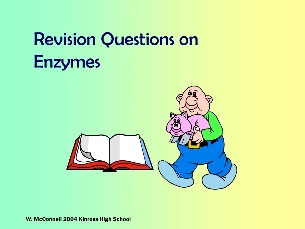 revision questions on enzymes