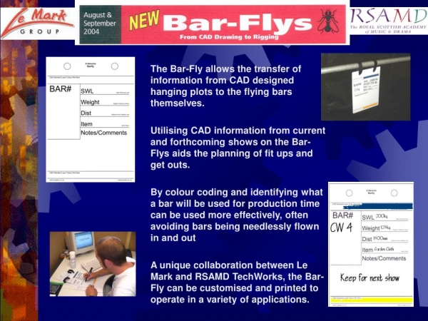 From CAD to Stage - Bar-Flys in Action