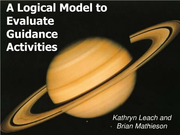 A Logical Model to Evaluate Guidance Activities