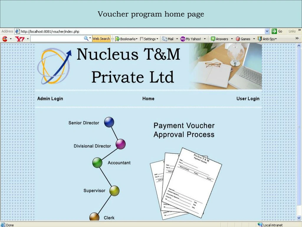 voucher program home page