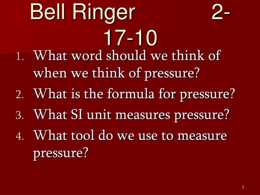 bell ringer 2 17 10