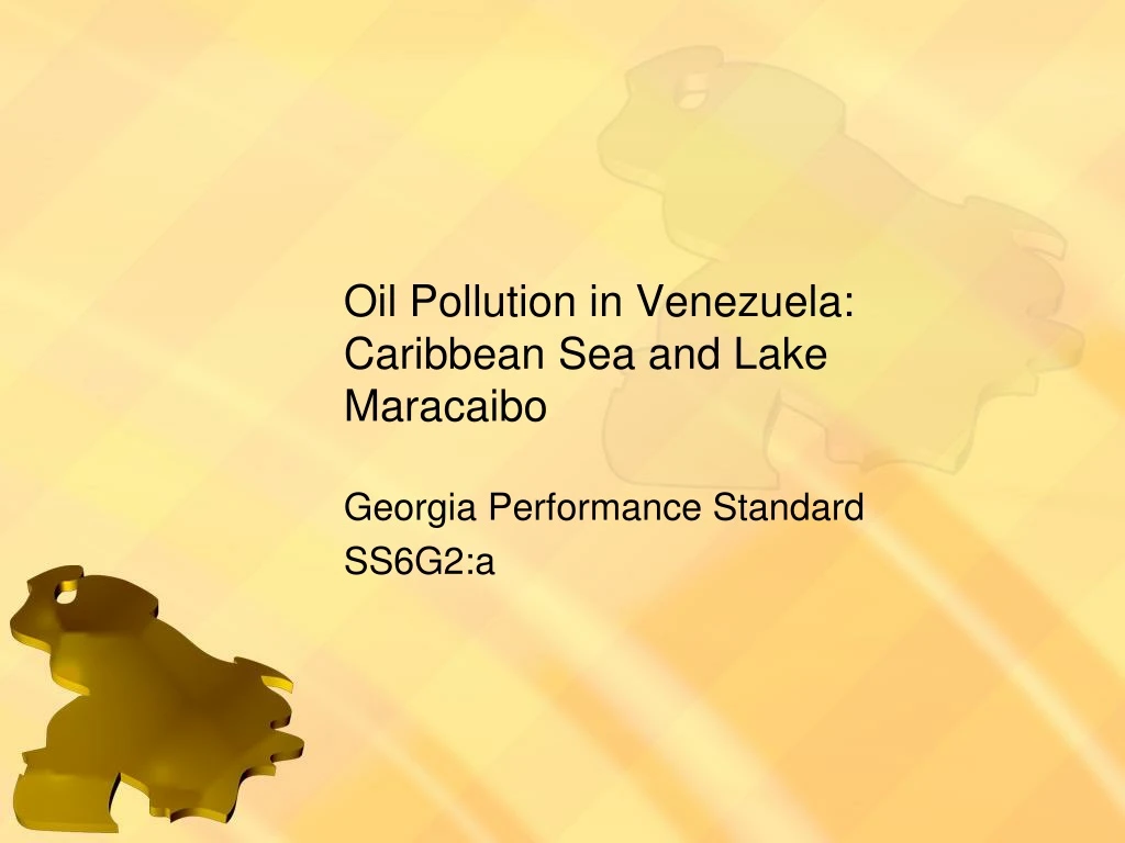 oil pollution in venezuela caribbean sea and lake maracaibo
