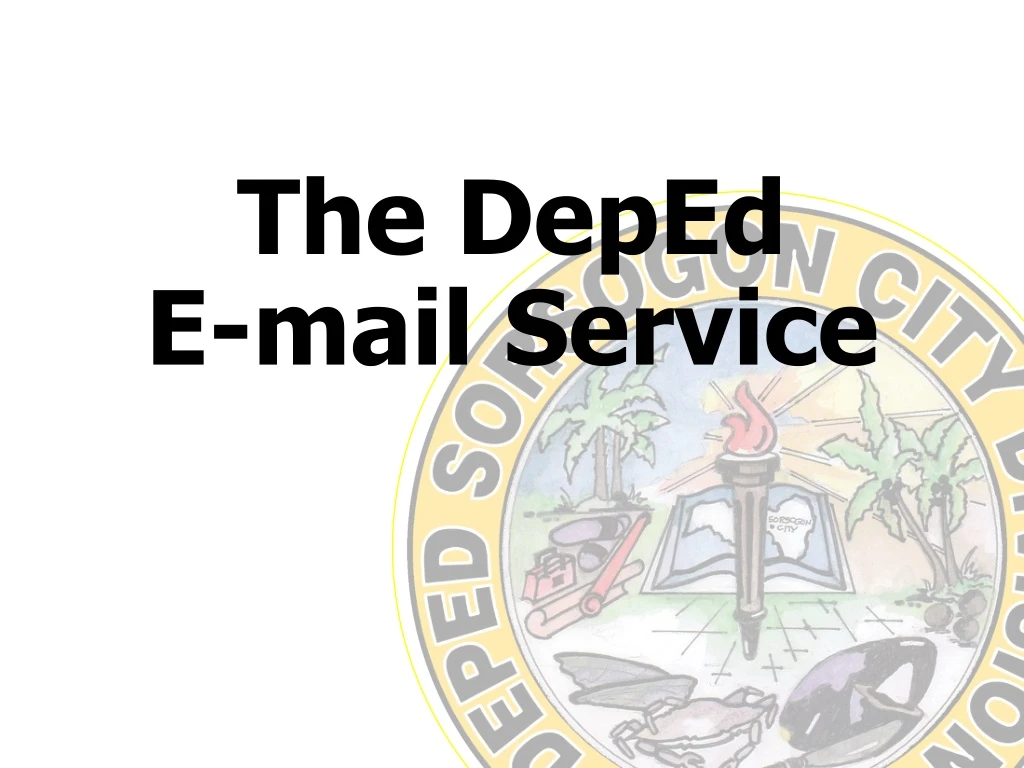 the deped e mail service