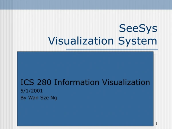 SeeSys Visualization System