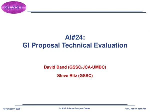 AI#24: GI Proposal Technical Evaluation