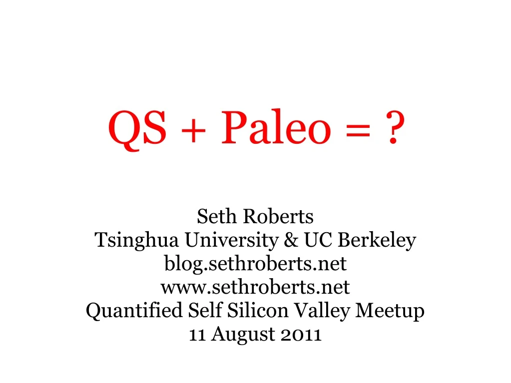 qs paleo