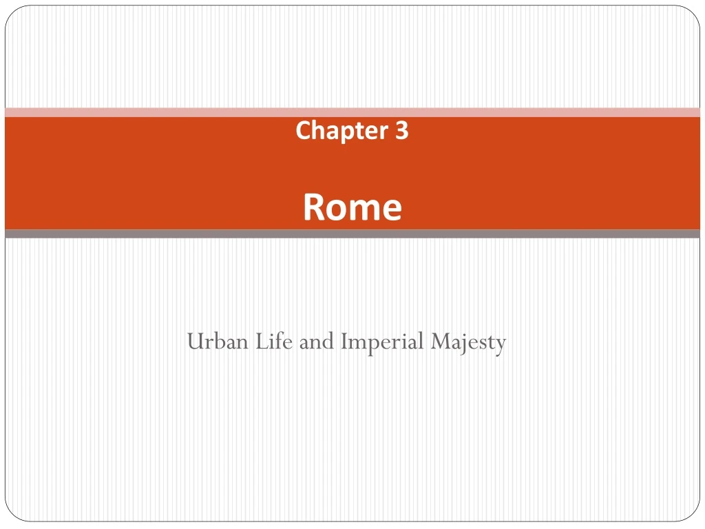 chapter 3 rome