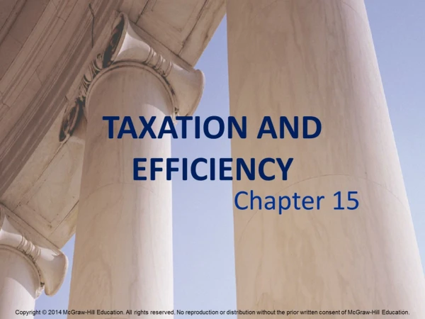 TAXATION AND EFFICIENCY