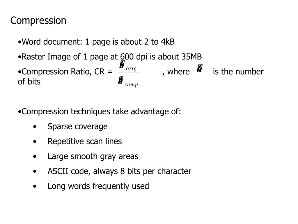 PPT - Compression PowerPoint Presentation, Free Download - ID:8750657