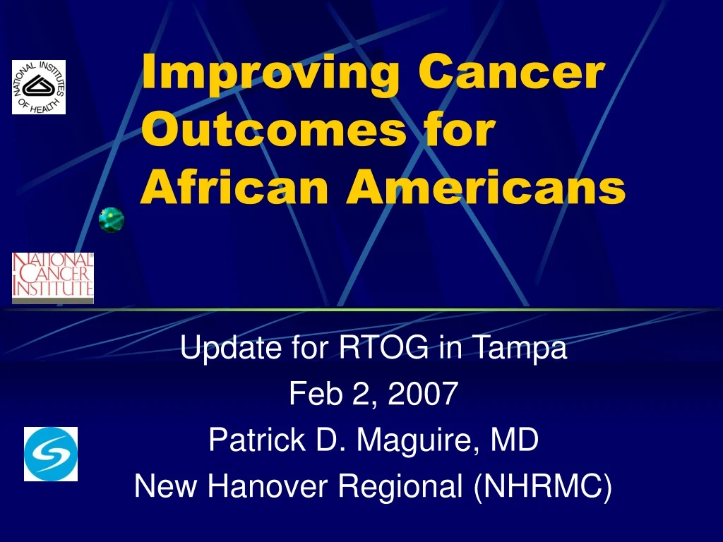 improving cancer outcomes for african americans