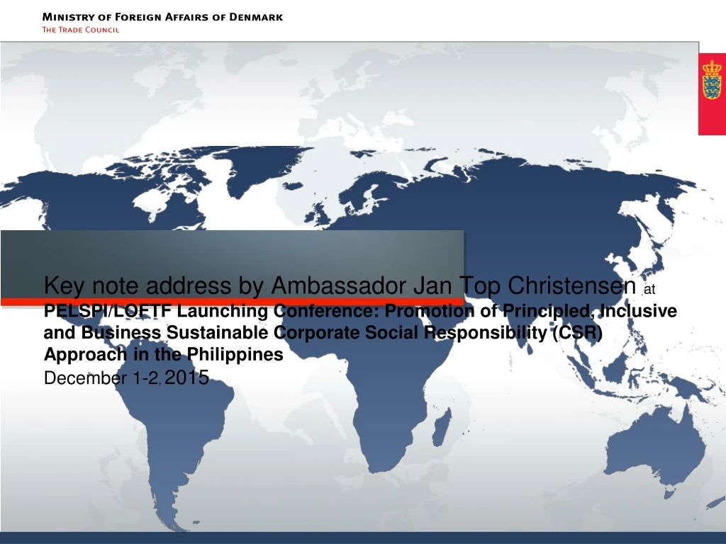 key note address by ambassador