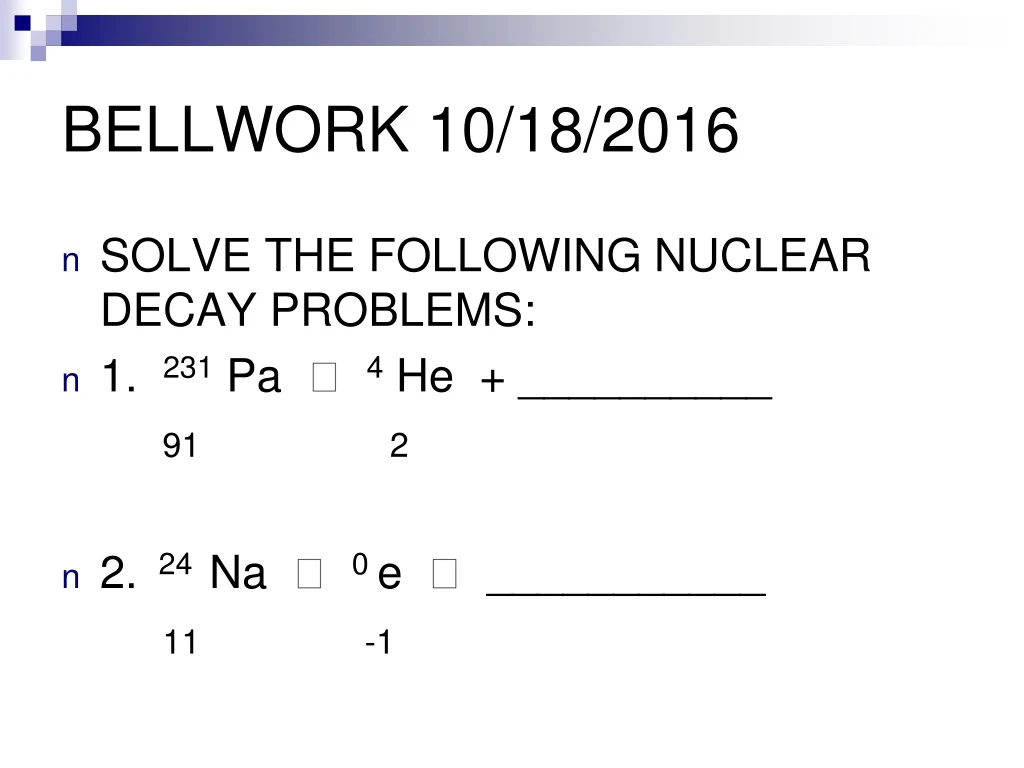 bellwork 10 18 2016