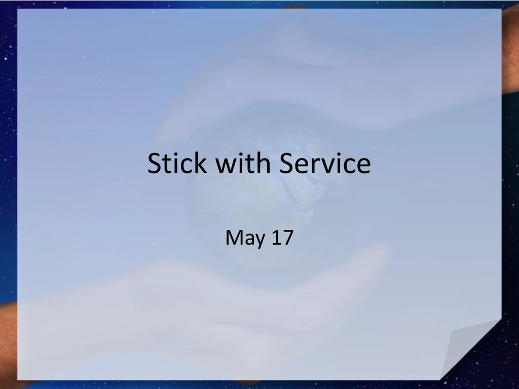 stick with service
