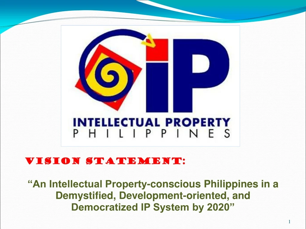 vision statement an intellectual property