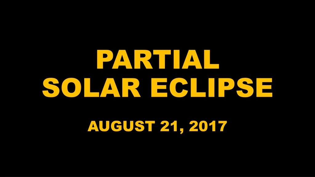 partial solar eclipse august 21 2017