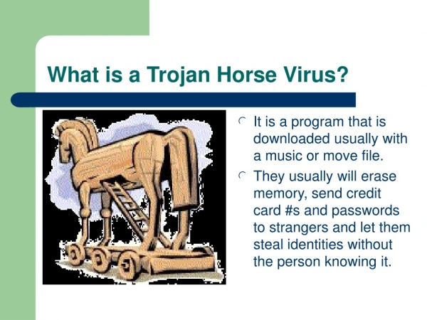 What is a Trojan Horse Virus?
