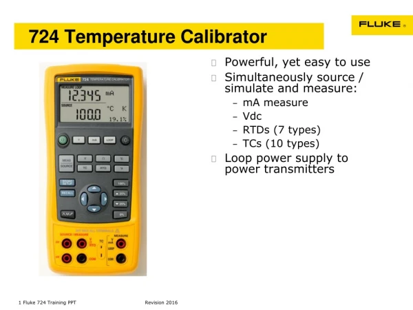 724 Temperature Calibrator