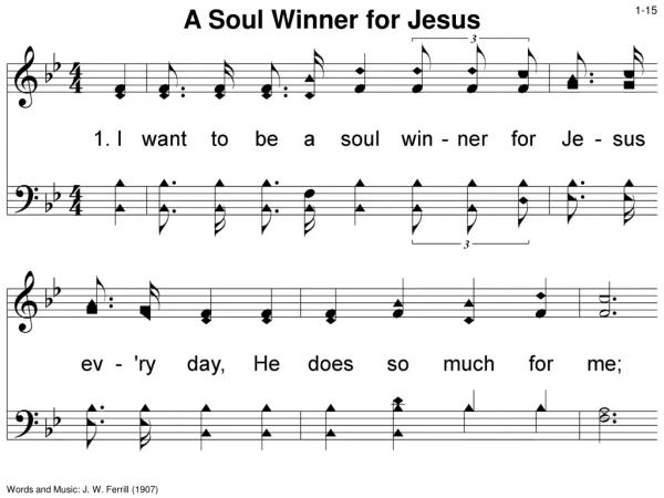 A Soul Winner for Jesus
