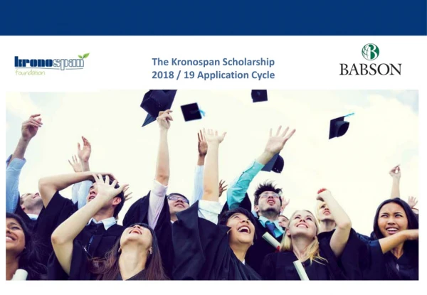The Kronospan Scholarship 2018 / 19 Application Cycle