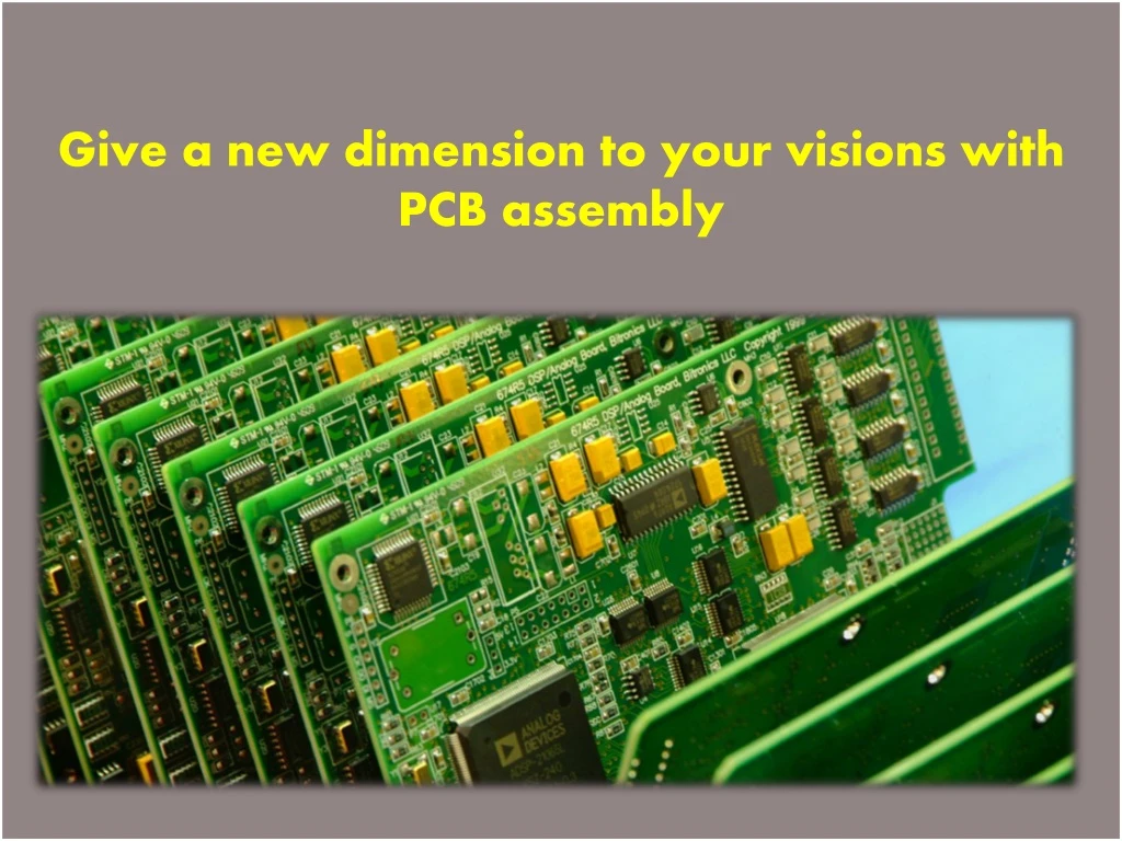 give a new dimension to your visions with