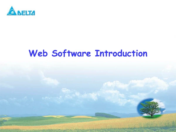 Web Software Introduction