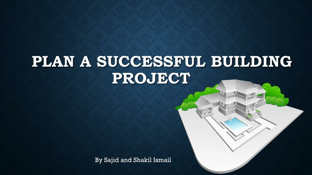 plan a successful building project