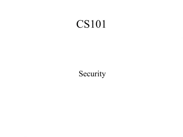 CS101