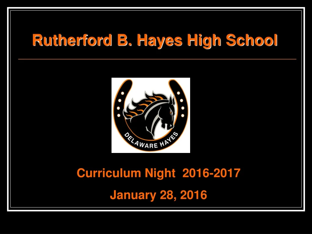 rutherford b hayes high school