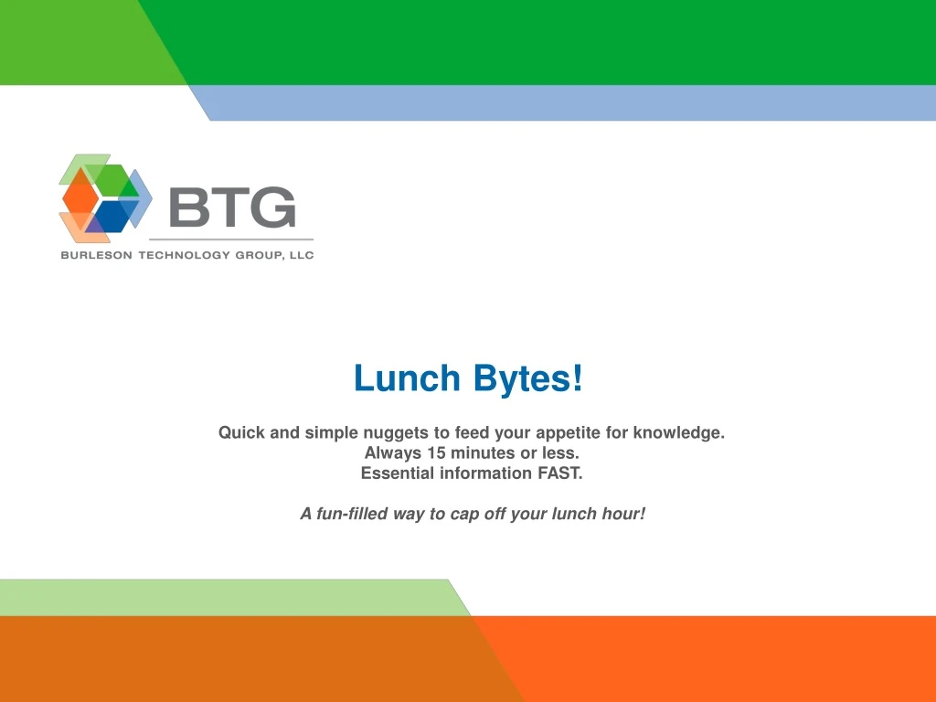 lunch bytes
