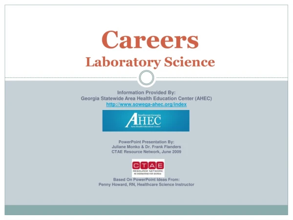 Careers Laboratory Science