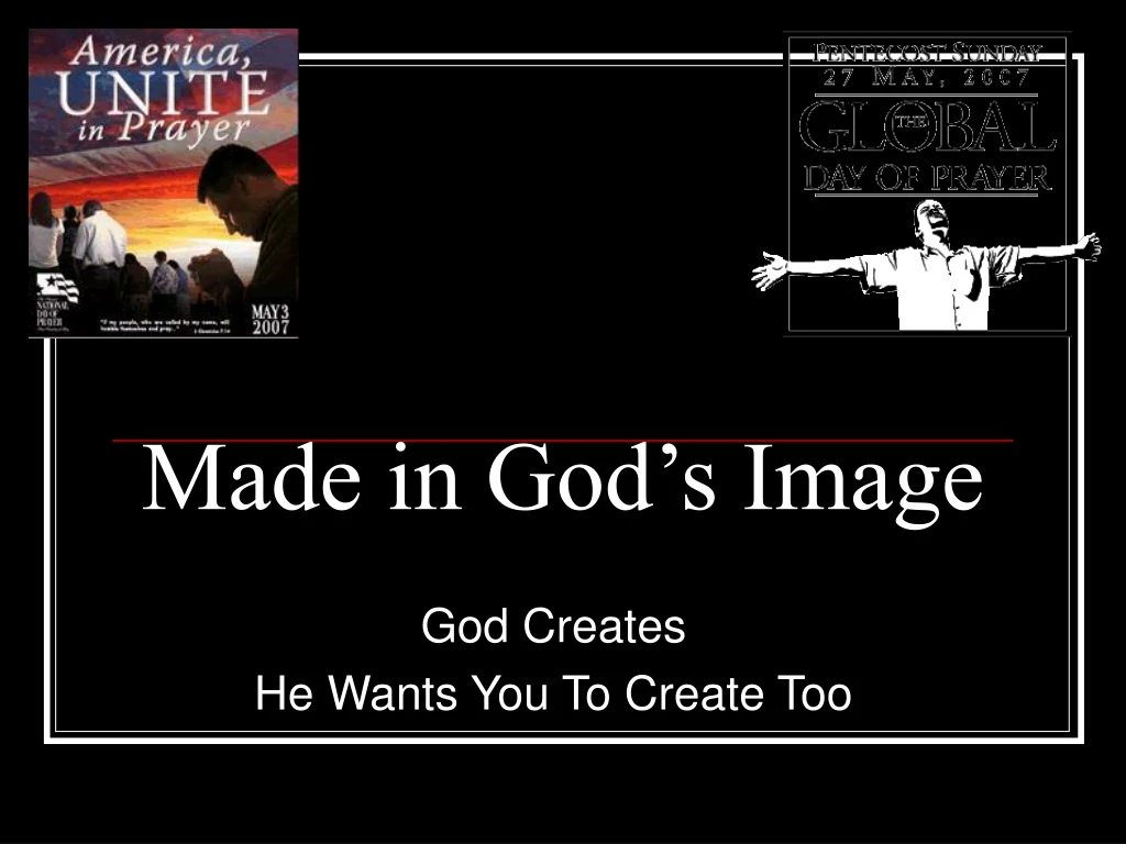 made in god s image