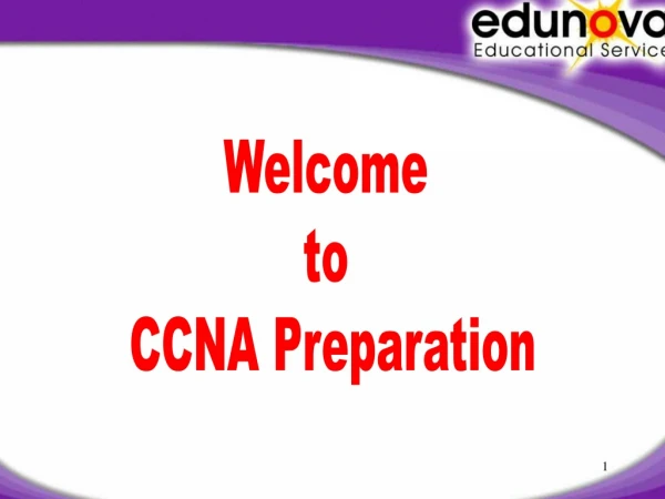 Welcome to CCNA Preparation