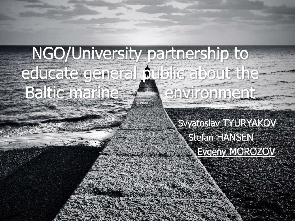 ngo university partnership to educate general
