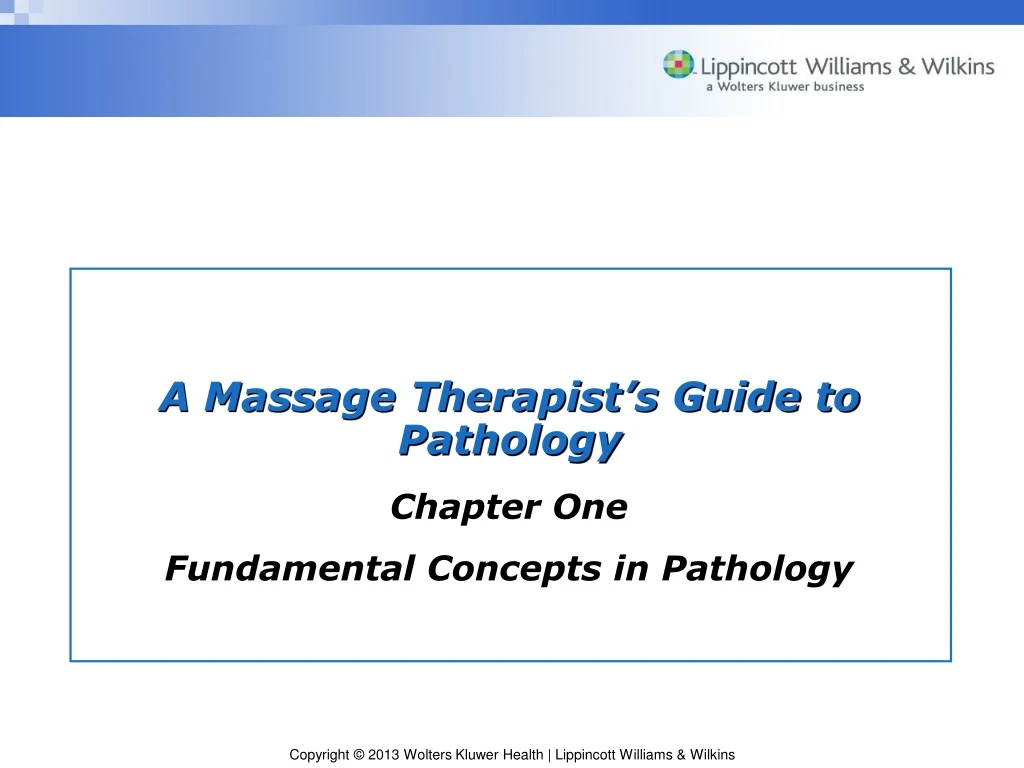 Ppt A Massage Therapists Guide To Pathology Powerpoint Presentation Id8751904