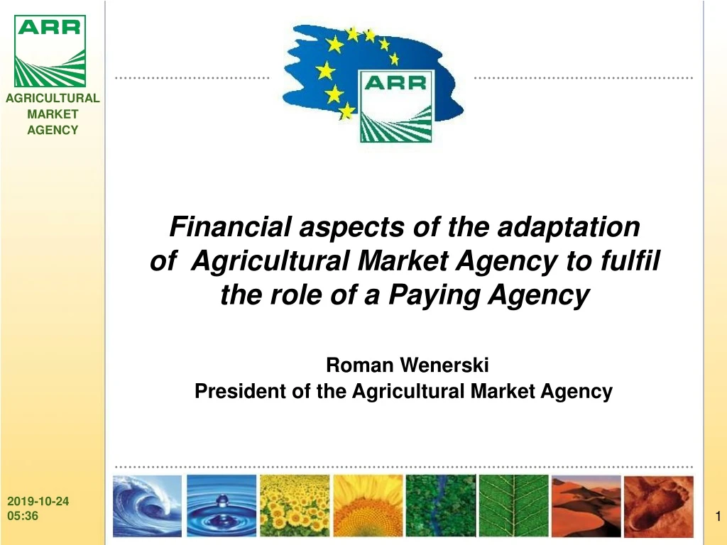 financial aspects of the adaptation