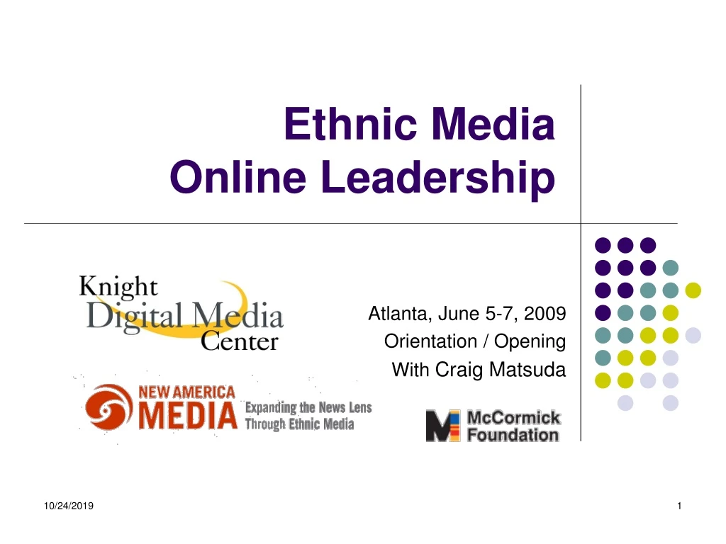 ethnic media online leadership