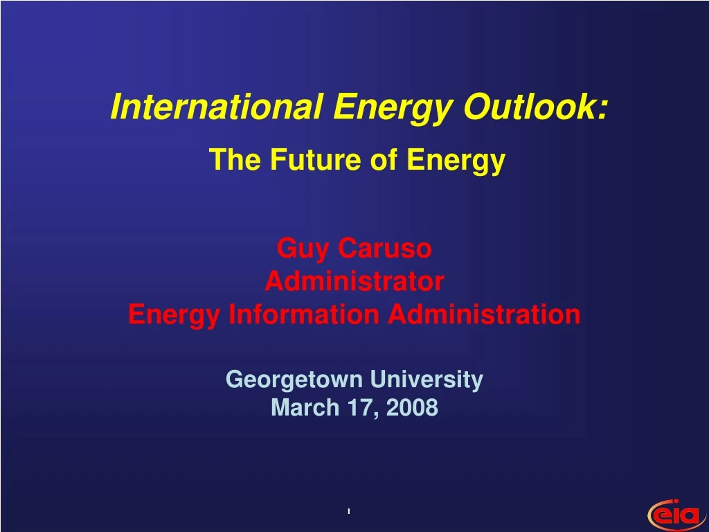international energy outlook the future of energy