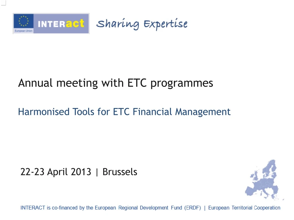 annual meeting with etc programmes