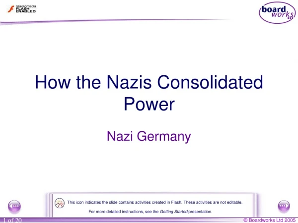 How the Nazis Consolidated Power